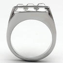 Silver Jewelry Rings Crystal Rings TK920 Stainless Steel Ring with Top Grade Crystal Alamode Fashion Jewelry Outlet