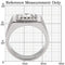 Crystal Rings TK95312 Stainless Steel Ring with Top Grade Crystal