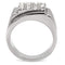 Silver Jewelry Rings Crystal Rings TK95409 Stainless Steel Ring with Top Grade Crystal Alamode Fashion Jewelry Outlet