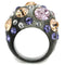Silver Jewelry Rings Crystal Rings VL114 Resin Ring with Top Grade Crystal Alamode Fashion Jewelry Outlet