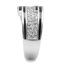 Crystal Wedding Rings TK3174 Stainless Steel Ring with Top Grade Crystal