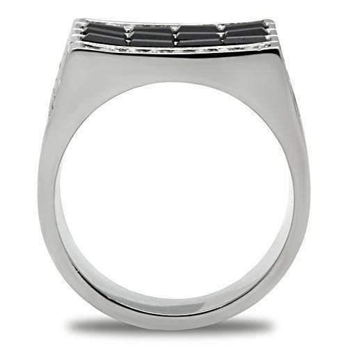 Silver Jewelry Rings Crystal Wedding Rings TK321 Stainless Steel Ring with Top Grade Crystal Alamode Fashion Jewelry Outlet