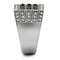 Crystal Wedding Rings TK321 Stainless Steel Ring with Top Grade Crystal