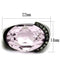 Silver Jewelry Rings Crystal Wedding Rings TK3213 - Stainless Steel Ring with Top Grade Crystal Alamode Fashion Jewelry Outlet