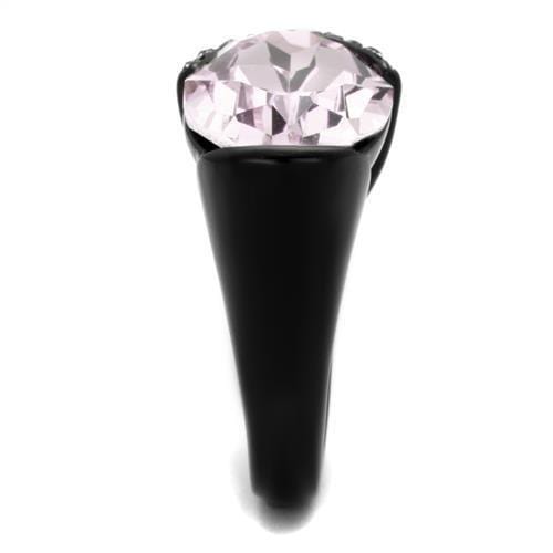 Crystal Wedding Rings TK3213 - Stainless Steel Ring with Top Grade Crystal