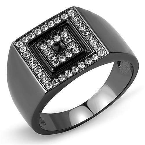 Crystal Wedding Rings TK3220 Stainless Steel Ring with Top Grade Crystal