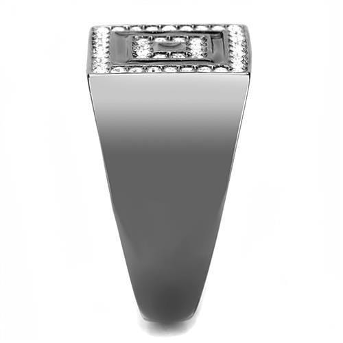 Crystal Wedding Rings TK3220 Stainless Steel Ring with Top Grade Crystal