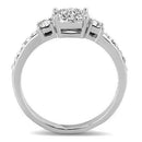 Crystal Wedding Rings TK3248 Stainless Steel Ring with Top Grade Crystal