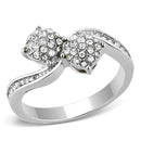 Crystal Wedding Rings TK3255 Stainless Steel Ring with Top Grade Crystal