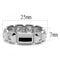 Crystal Wedding Rings TK3281 Stainless Steel Ring with Top Grade Crystal