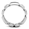 Crystal Wedding Rings TK3281 Stainless Steel Ring with Top Grade Crystal