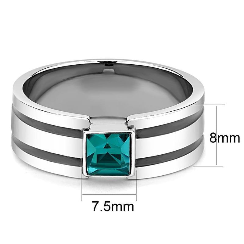 Silver Jewelry Rings Crystal Wedding Rings TK3291 Stainless Steel Ring with Top Grade Crystal Alamode Fashion Jewelry Outlet