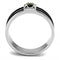 Crystal Wedding Rings TK3292 Stainless Steel Ring with Top Grade Crystal