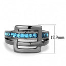 Crystal Wedding Rings TK3451 Stainless Steel Ring with Top Grade Crystal