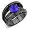 Crystal Wedding Rings TK3453 Stainless Steel Ring with Top Grade Crystal