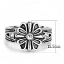 Crystal Wedding Rings TK3462 Stainless Steel Ring with Top Grade Crystal