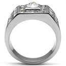 Crystal Wedding Rings TK350 Stainless Steel Ring with Top Grade Crystal