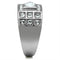 Crystal Wedding Rings TK350 Stainless Steel Ring with Top Grade Crystal