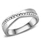 Crystal Wedding Rings TK3501 Stainless Steel Ring with Top Grade Crystal