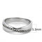 Crystal Wedding Rings TK3501 Stainless Steel Ring with Top Grade Crystal