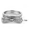 Crystal Wedding Rings TK3506 Stainless Steel Ring with Top Grade Crystal