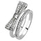 Crystal Wedding Rings TK3506 Stainless Steel Ring with Top Grade Crystal