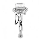 Silver Jewelry Rings Cubic Zirconia Rings DA357 Stainless Steel Ring with AAA Grade CZ Alamode Fashion Jewelry Outlet