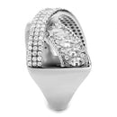 Silver Jewelry Rings Cubic Zirconia Rings DA361 Stainless Steel Ring with AAA Grade CZ Alamode Fashion Jewelry Outlet