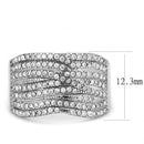 Silver Jewelry Rings Cubic Zirconia Rings DA362 Stainless Steel Ring with AAA Grade CZ Alamode Fashion Jewelry Outlet