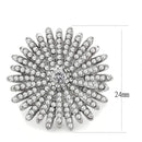 Silver Jewelry Rings Cubic Zirconia Rings DA364 Stainless Steel Ring with AAA Grade CZ Alamode Fashion Jewelry Outlet