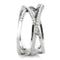 Silver Jewelry Rings Cubic Zirconia Rings DA381 Stainless Steel Ring with AAA Grade CZ Alamode Fashion Jewelry Outlet