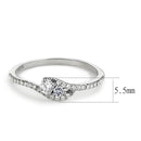 Silver Jewelry Rings Cubic Zirconia Rings DA382 Stainless Steel Ring with AAA Grade CZ Alamode Fashion Jewelry Outlet