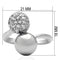 Silver Jewelry Rings Cubic Zirconia Rings LO2059 Rhodium Brass Ring with AAA Grade CZ Alamode Fashion Jewelry Outlet