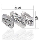 Silver Jewelry Rings Cubic Zirconia Rings LO2068 Rhodium Brass Ring with AAA Grade CZ Alamode Fashion Jewelry Outlet