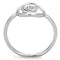 Cute Rings 3W765 Rhodium Brass Ring with AAA Grade CZ