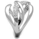 Cute Rings 3W766 Rhodium Brass Ring with AAA Grade CZ