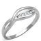 Cute Rings 3W768 Rhodium Brass Ring with AAA Grade CZ