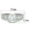 Silver Jewelry Rings Cute Rings 3W769 Rhodium Brass Ring with AAA Grade CZ Alamode Fashion Jewelry Outlet