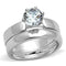 Cute Rings 3W805 Rhodium Brass Ring with AAA Grade CZ