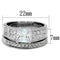 Cute Rings 3W817 Rhodium Brass Ring with AAA Grade CZ