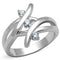 Cute Rings 3W833 Rhodium Brass Ring with AAA Grade CZ