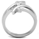 Cute Rings 3W833 Rhodium Brass Ring with AAA Grade CZ