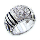 Cute Rings 40063 Rhodium Brass Ring with AAA Grade CZ