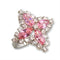 Cute Rings 56503 Rhodium Brass Ring with AAA Grade CZ in Rose