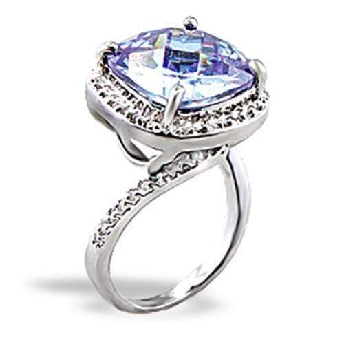 Cute Rings 5X012 Rhodium Brass Ring with AAA Grade CZ