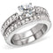 Cute Rings 5X016 Rhodium Brass Ring with AAA Grade CZ