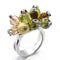 Cute Rings 6X018 Rhodium Brass Ring with AAA Grade CZ