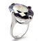 Cute Rings 6X025 Rhodium Brass Ring with AAA Grade CZ in Amethyst