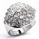 Cute Rings 7X004 Rhodium Brass Ring with AAA Grade CZ