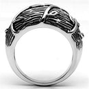 Silver Jewelry Rings Engagement Ring Styles 3W064 Rhodium Brass Ring Alamode Fashion Jewelry Outlet